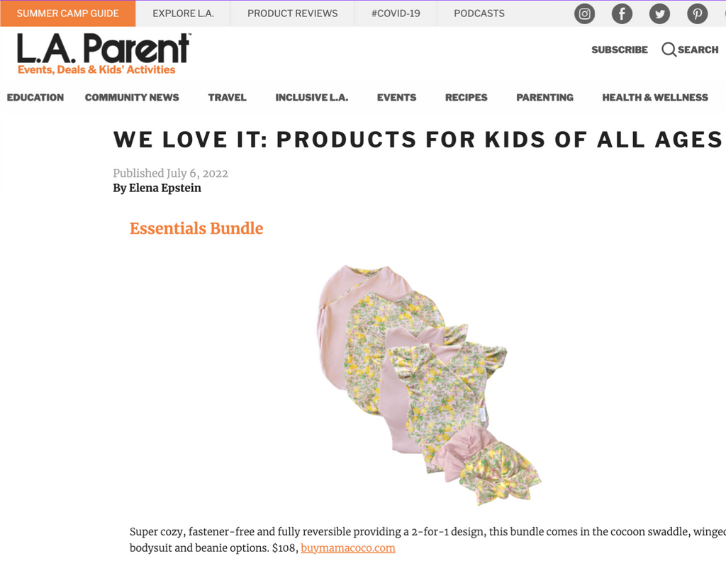 WE LOVE IT: PRODUCTS FOR KIDS OF ALL AGES