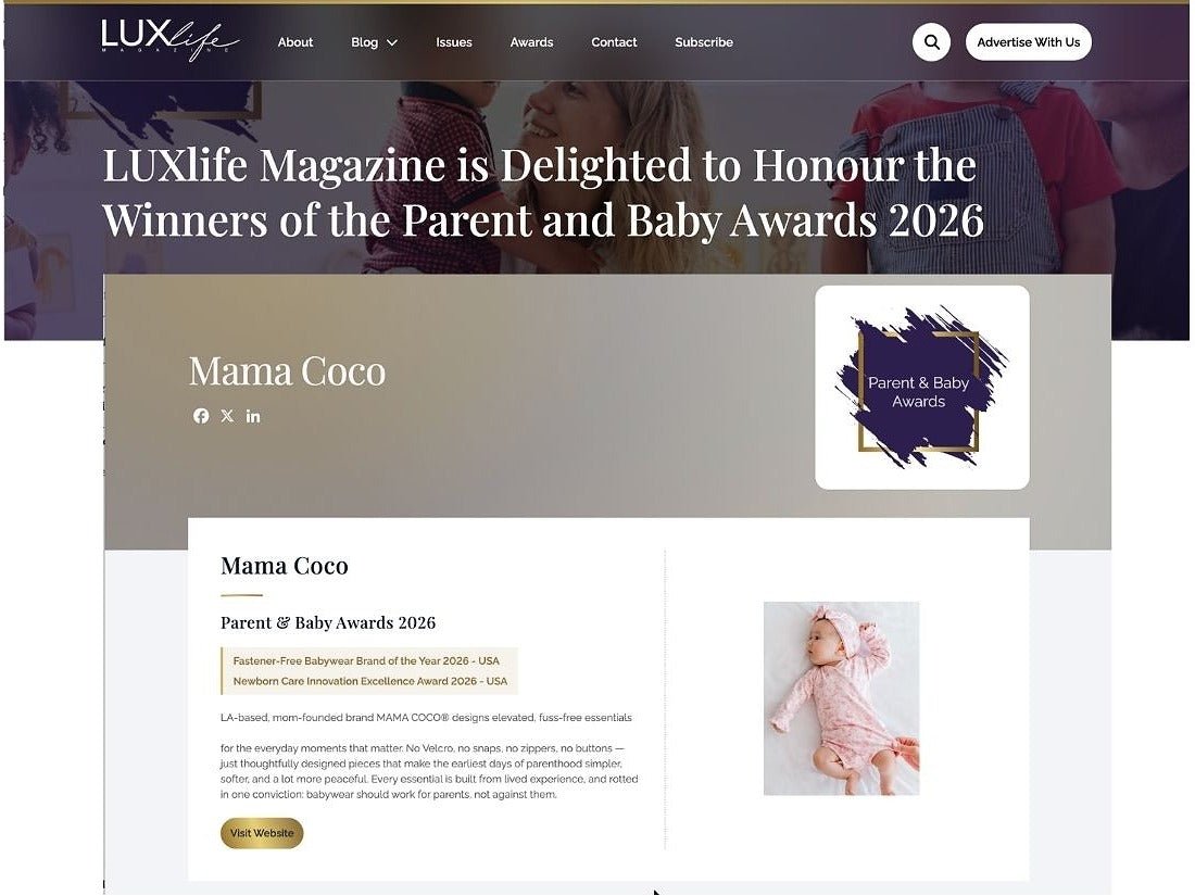 Mama Coco Wins Two Honors at the 2026 Parent &amp; Baby Awards - Mama Coco