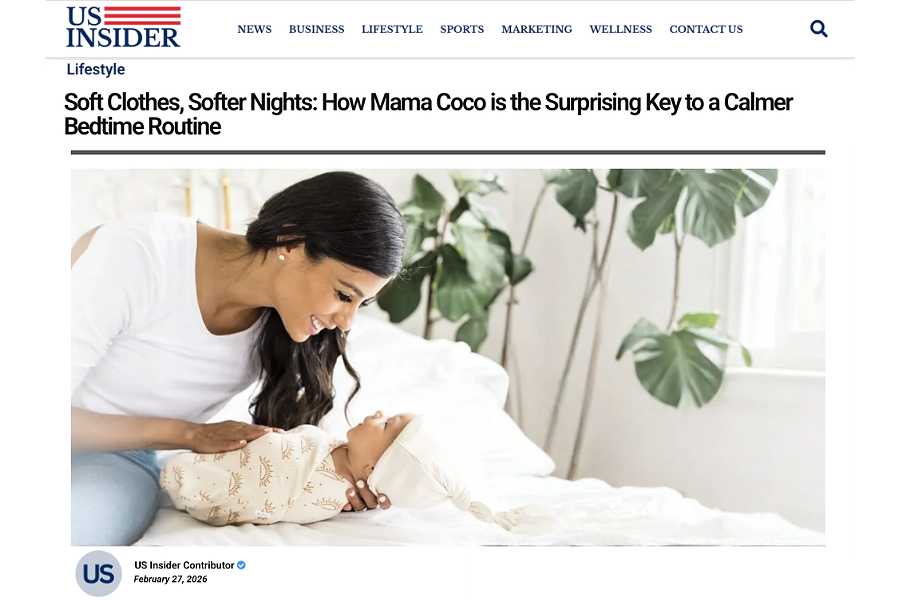 Mama Coco® Featured in US Insider: The Key to a Calmer Bedtime Routine