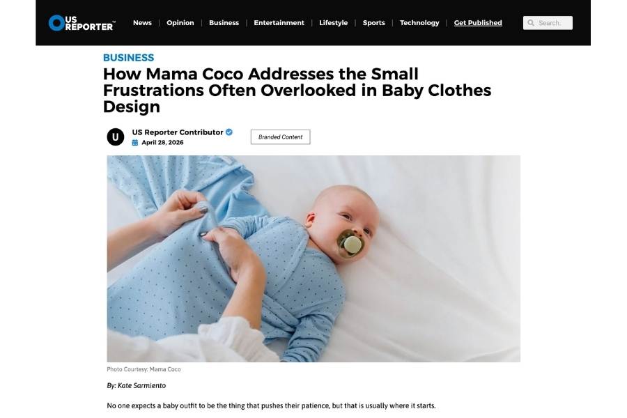 US Reporter: How Mama Coco Addresses the Small Frustrations Often Overlooked in Baby Clothes Design - Mama Coco