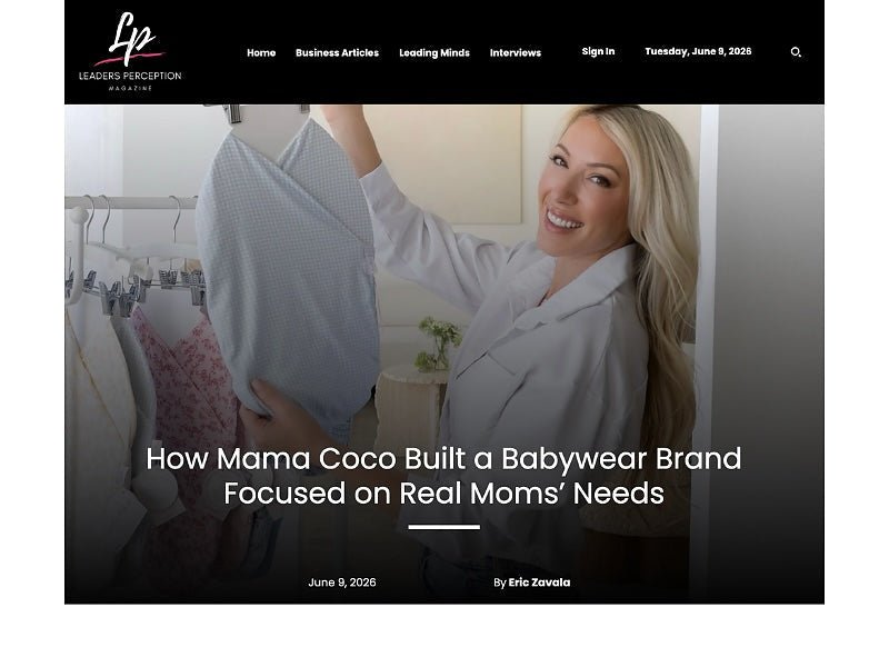 Leaders Perception: How Mama Coco Built a Babywear Brand Focused on Real Moms' Needs - Mama Coco