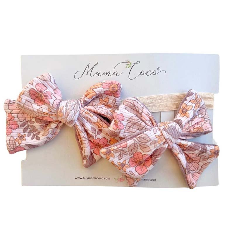 HEADBAND & BOW SET - Mama Coco