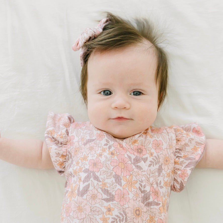 FLUTTER SLEEVE WINGED BODYSUIT - Mama Coco