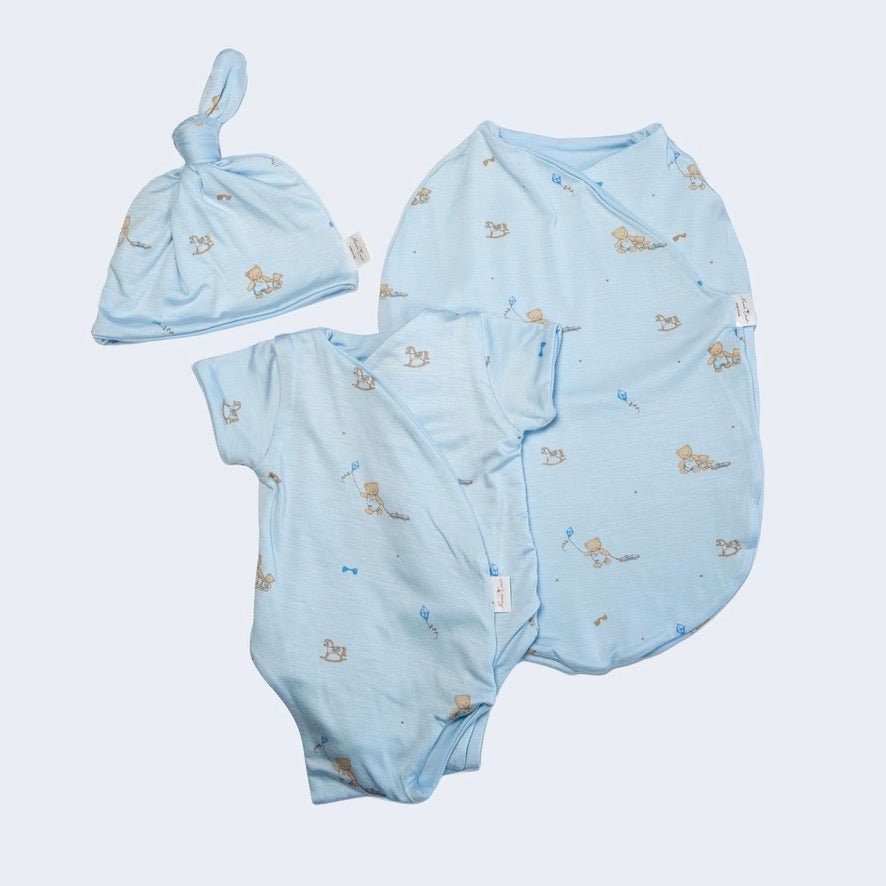 SHORT SLEEVE NEWBORN ESSENTIALS BUNDLE in Silky modal