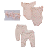 FLUTTER SLEEVE ONESIE OUTFIT BUNDLE