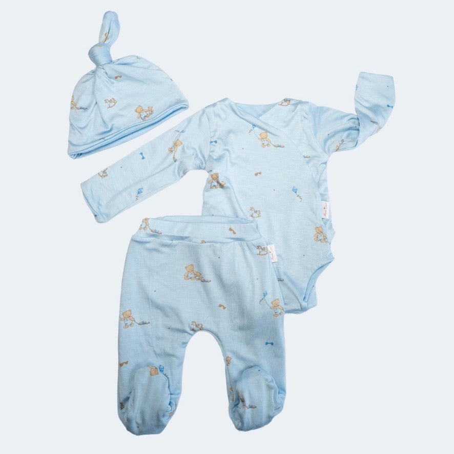 LONG SLEEVE ONESIE OUTFIT BUNDLE in Silky Modal