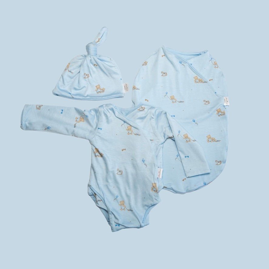 LONG SLEEVE NEWBORN ESSENTIALS BUNDLE in Silky Modal
