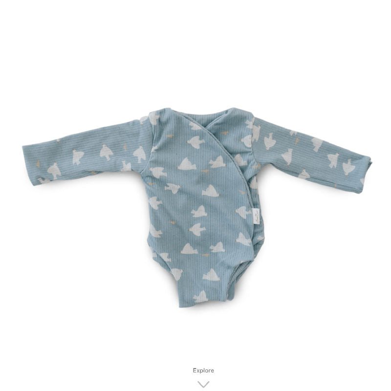 LONG SLEEVE WINGED BODYSUIT - Mama Coco