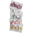 Sweet headwraps for babies with bows made from ultra-soft classic brushed fabric.