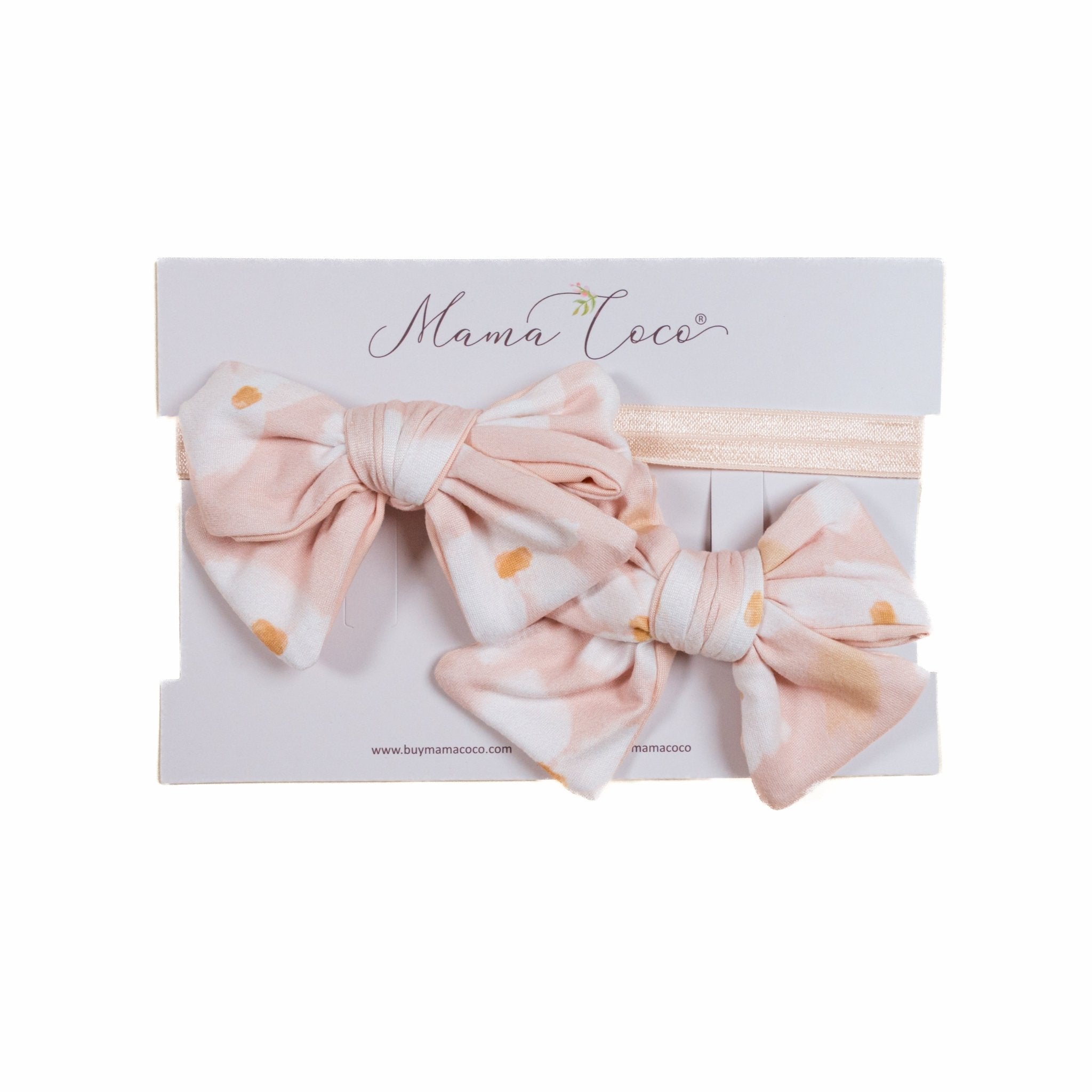 Headband & bow set in sweet lily design.