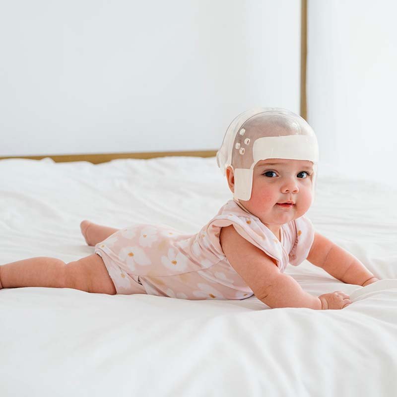 Sweet Lily print short-sleeve bodysuit for baby in premium Classic Brushed fabric styles.