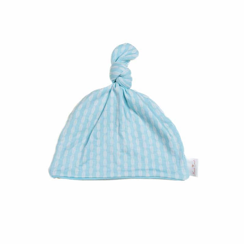 Reversible beanie in lil surfer design from our long-sleeve onesie outfit bundle.