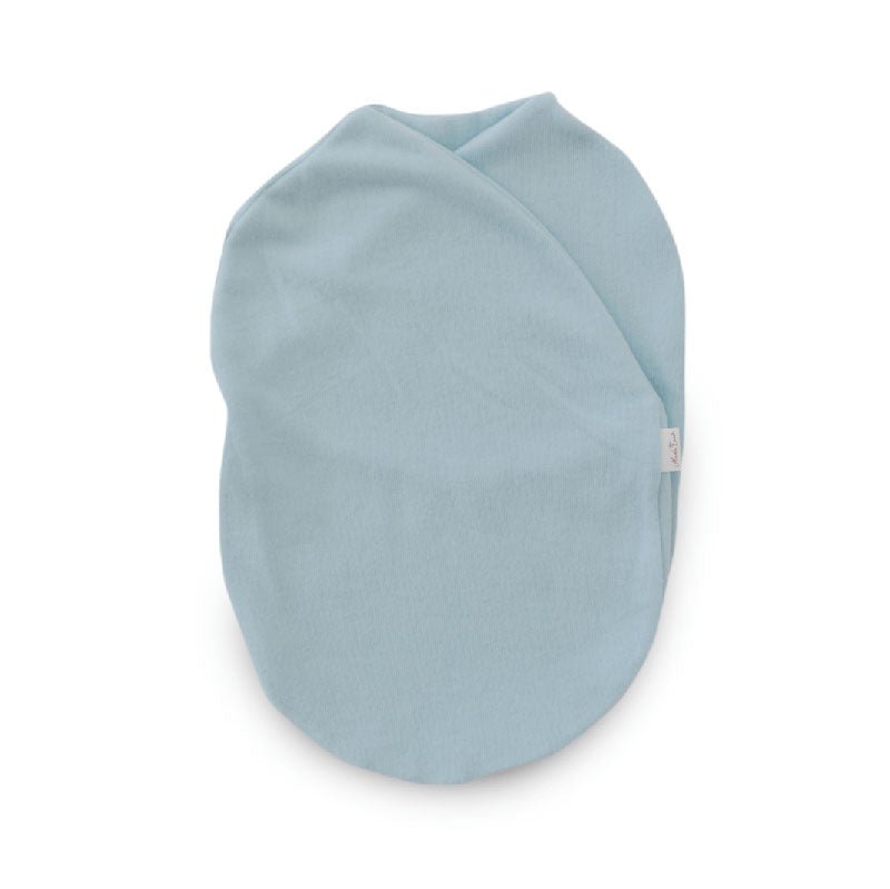 Reversible Baby Cocoon swaddle baby blanket in various fabric styles. 