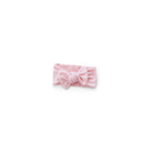 Reversible stylish baby headwrap with bow crafted from ultra-soft bamboo and organic cotton fabric.