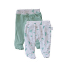 Reversible Desert Sunsets baby footie pants crafted from bamboo cotton fabric for maximum comfort.