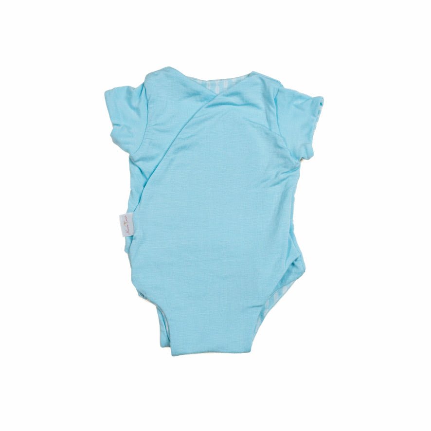 Reversible Lil Surfer design short sleeve winged bodysuit.