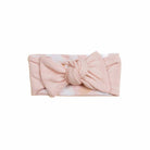 Adorable bow headwrap available in luxurious classic brushed fabric with Sweet Lily design.