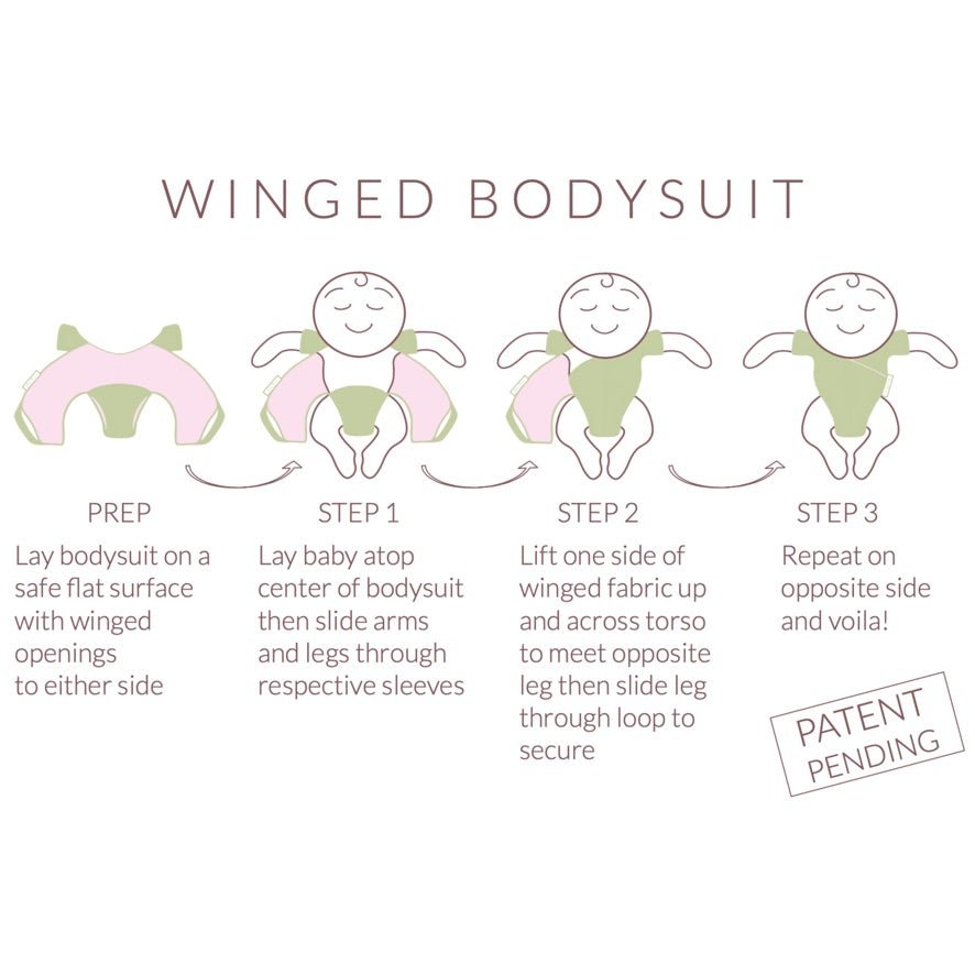 Step by step instructions for winged bodysuit.
