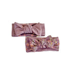 Sweet headwraps with bows made from ultra-soft classic brushed fabric.